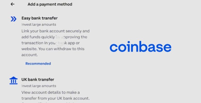 Crypto exchange Coinbase to support Easy Bank Transfers for UK users