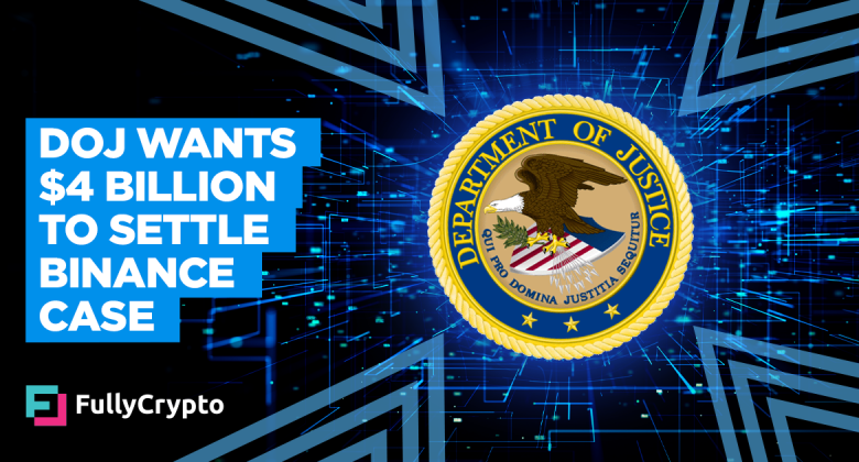 DoJ Wants $4 Billion to Settle Binance Case