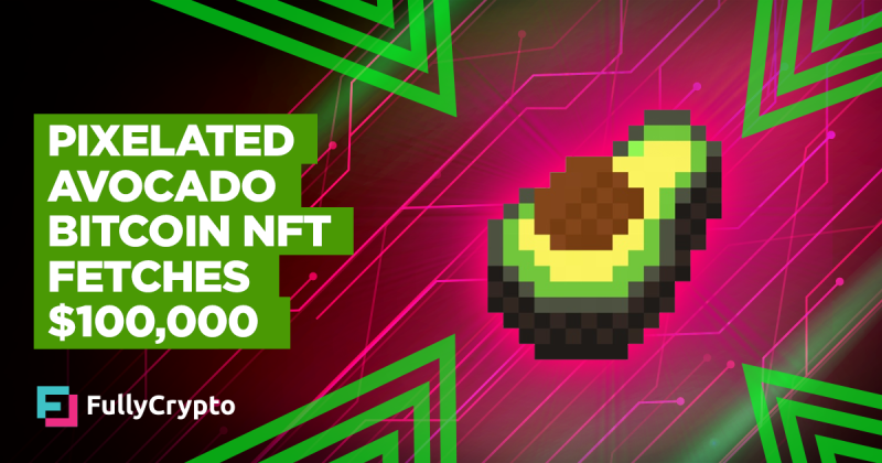 Sotheby’s Sells Pixelated Avocado Bitcoin NFT For $100,000