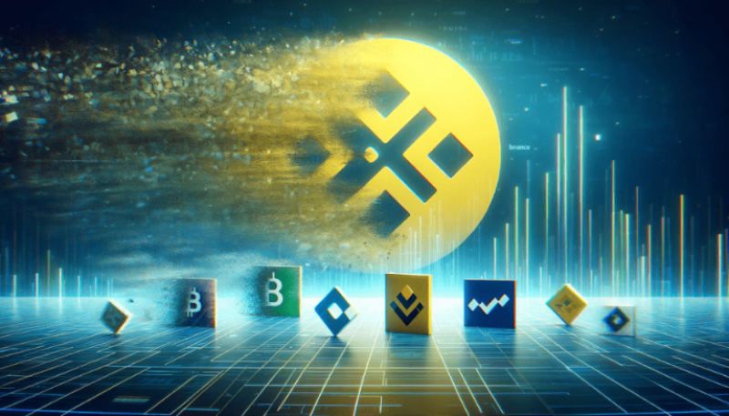 Binance stablecoin BUSD falls and loses leading 5 area