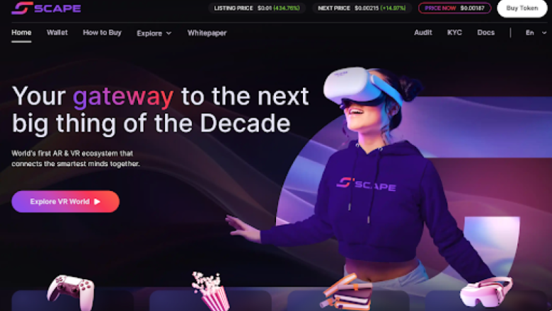 5thScape Raises Over $1m For World-First VR/AR Crypto– In Presale Now